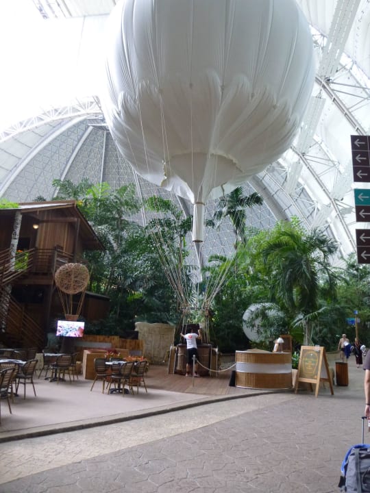 Die Ballonfahrtstation Tropical Islands Resort