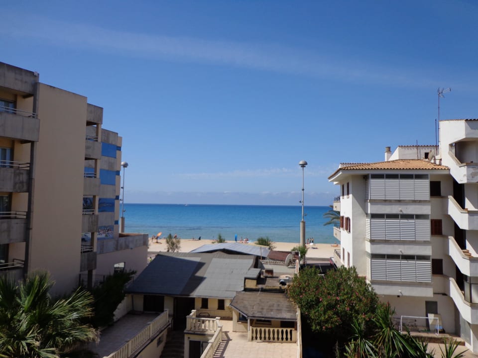 Blick aus unserem Zimmer  Aparthotel Fontanellas Playa