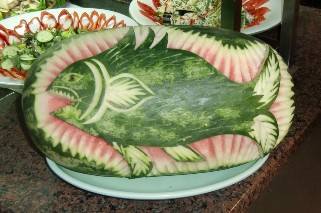 Dekoration auf dem Buffet Labranda Alantur Resort