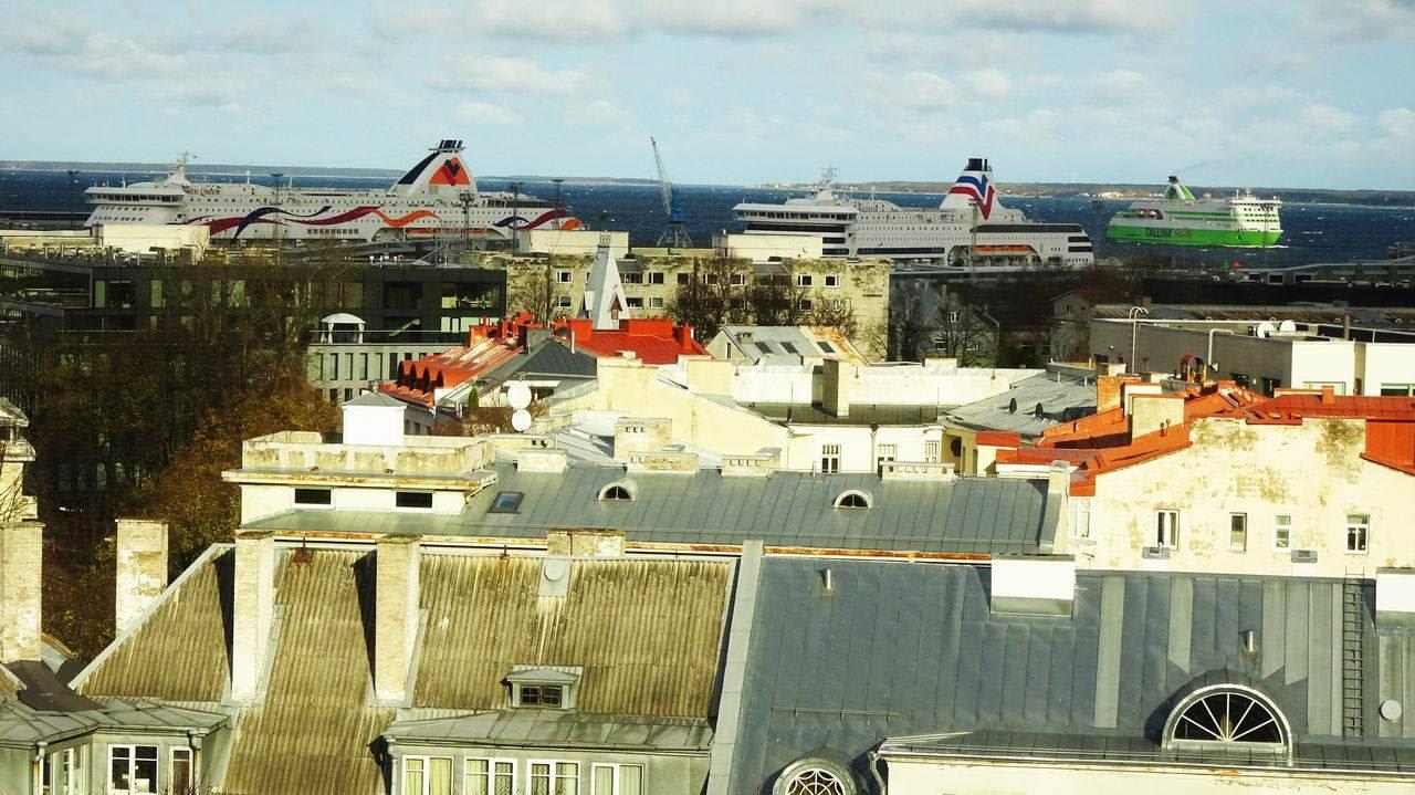 View from Deluxe Suite #622 Hilton Tallinn Park