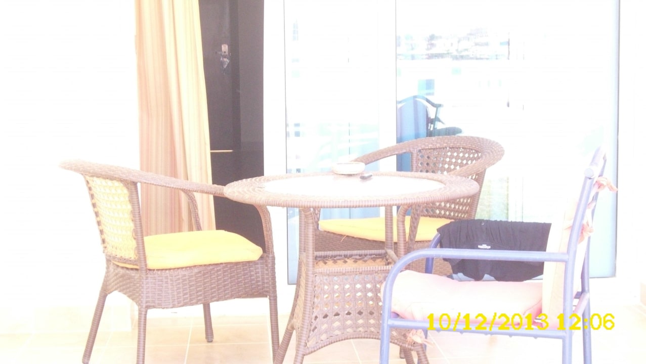 Zimmerterrasse Coral Sun Beach