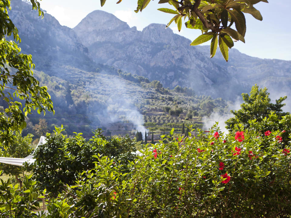 Vistas desde las habitaciones vista montaña Fornalutx Petit Hotel