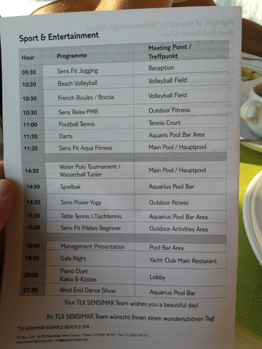 Sport & Freizeit TUI BLUE Oceanis Beach and Spa Resort