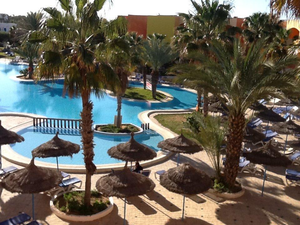 Vue de ma chambre Caribbean World Thalasso Djerba