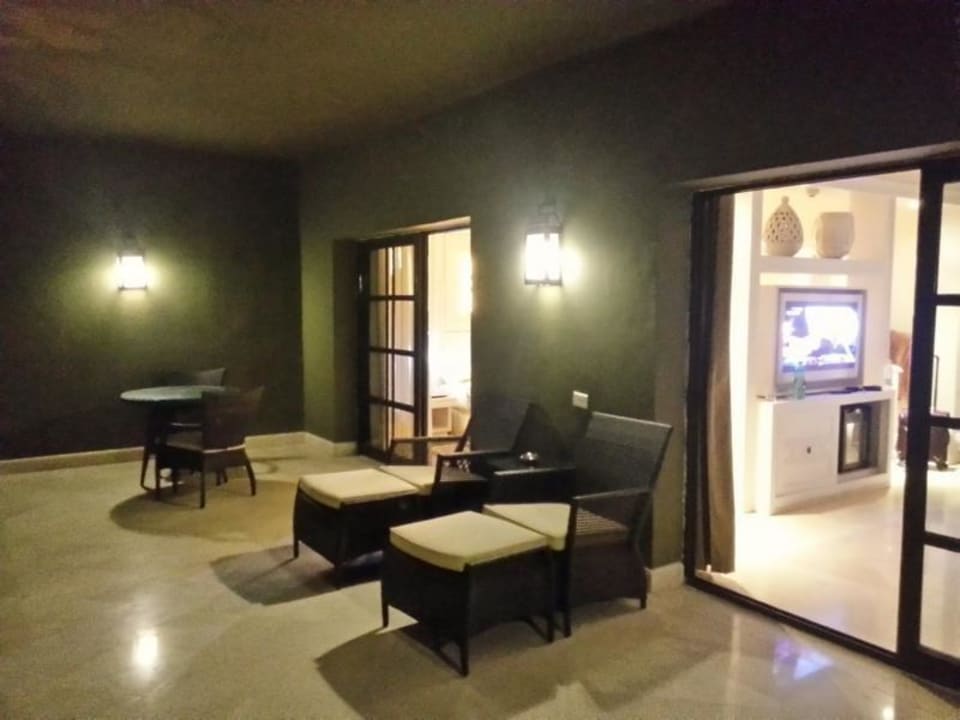 Terrasse unserer großen Suite Makadi Spa - Adults only