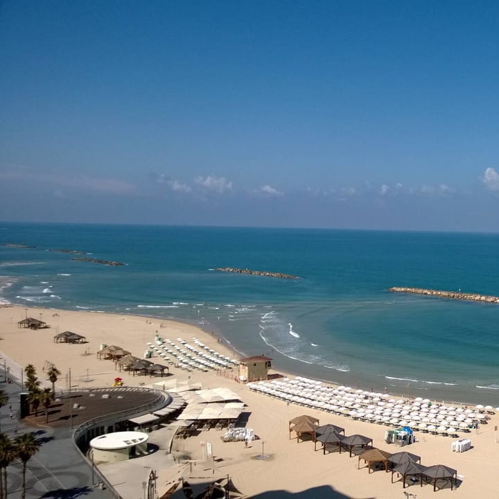 Strand beim Hotel Hotel Crowne Plaza Tel Aviv Beach