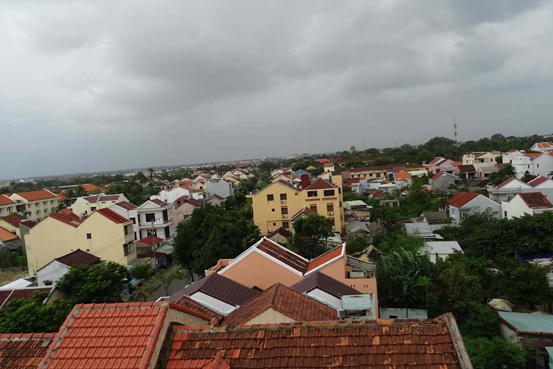 Blick von der Aussichtsplattform Hoi An Lantern Hotel