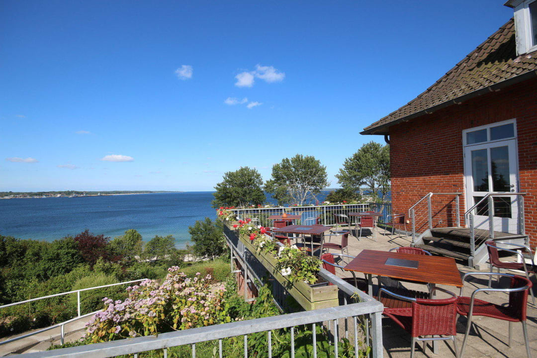 Blick auf die Eckernförder Bucht Hotel Alte Fischereischule