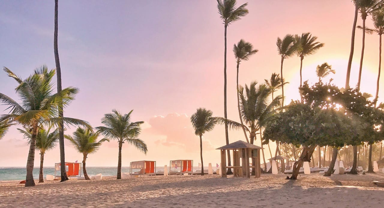 Traumstrand am Morgen Paradisus Punta Cana Resort (Im Umbau/Renovierung)