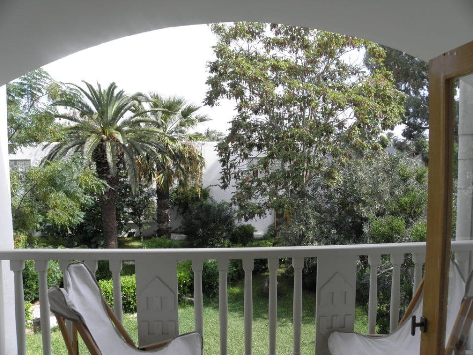 Gartenblick vom Balkone The Orangers Beach Resort and Bungalows