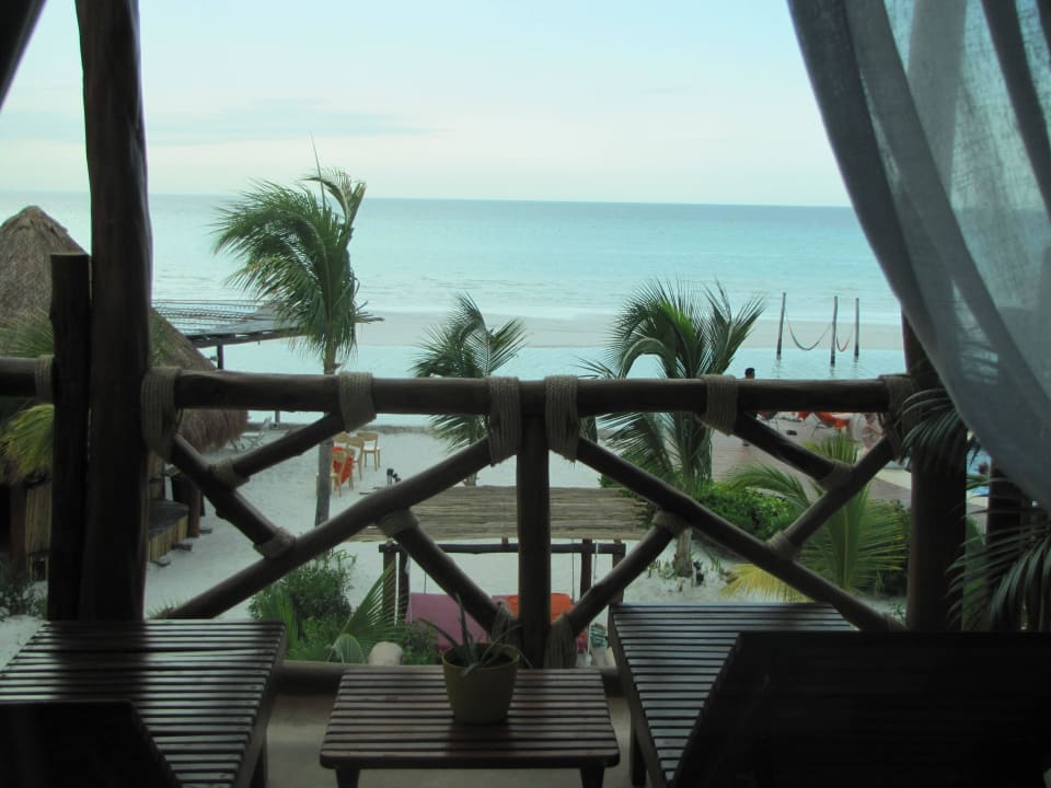 Vom Bett aus hat man einen Traum-Ausblick Hotel Villas Flamingos