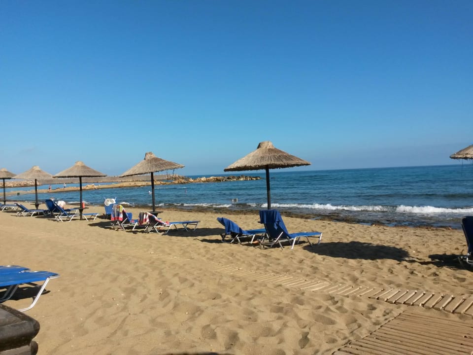 Schöner Strand, sauberes Wasser Phãea Cretan Malia