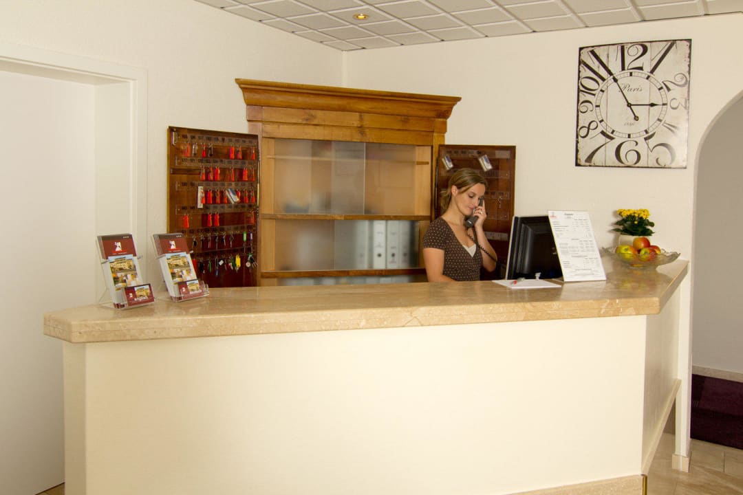 Rezeption Hotel Engelhorn
