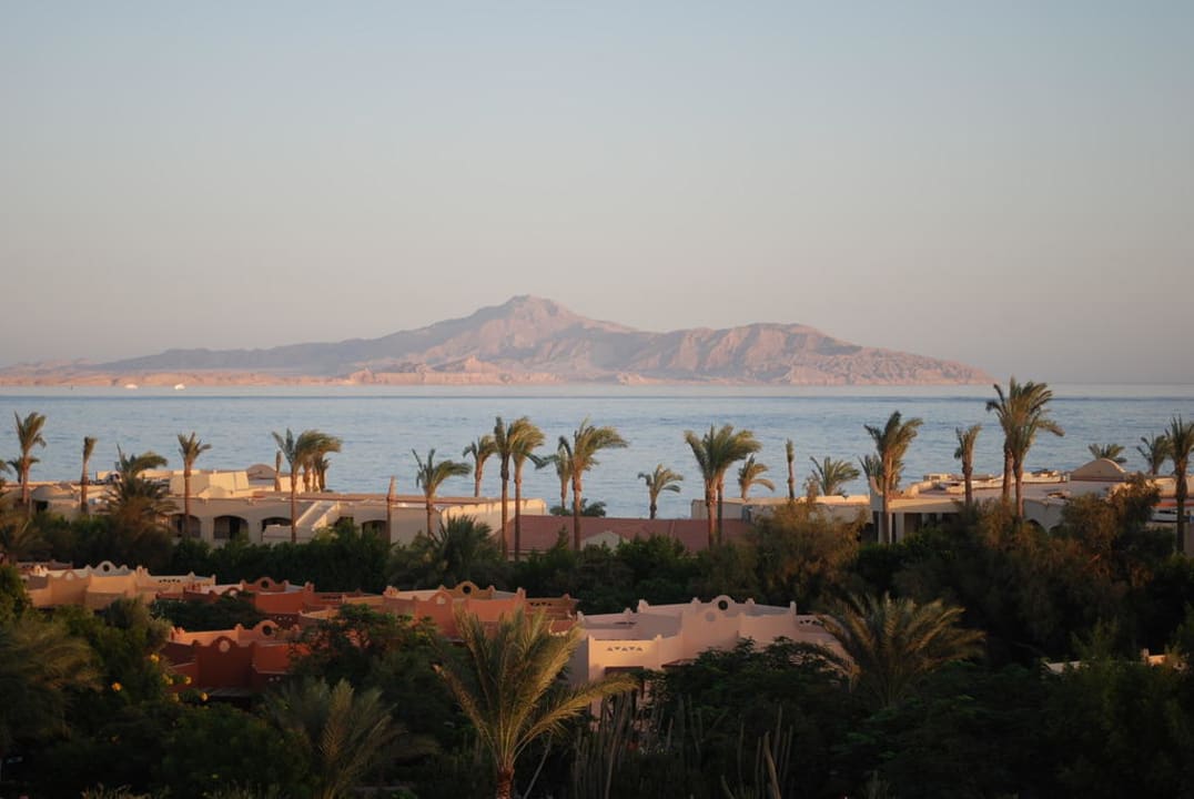 Widok z wiezy na Tiran Hotel Nubian Village