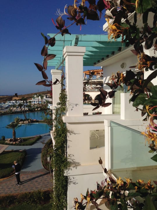 Blick von unserem Zimmer Atrium Prestige Thalasso Spa Resort & Villas