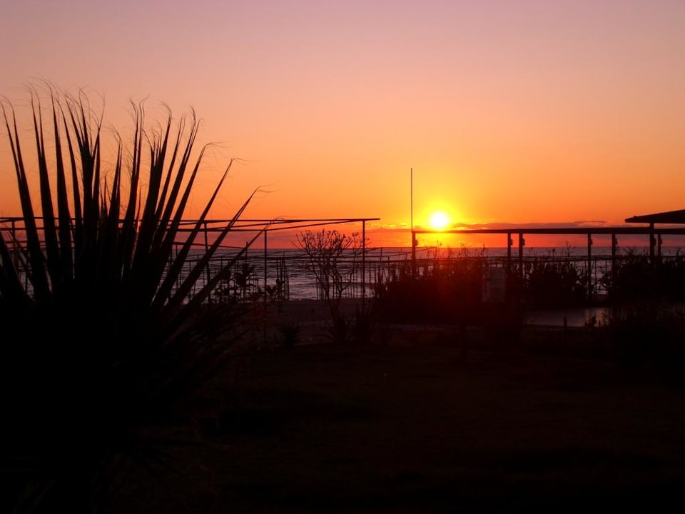 Sonnenuntergang am Strand Solivia Hotel