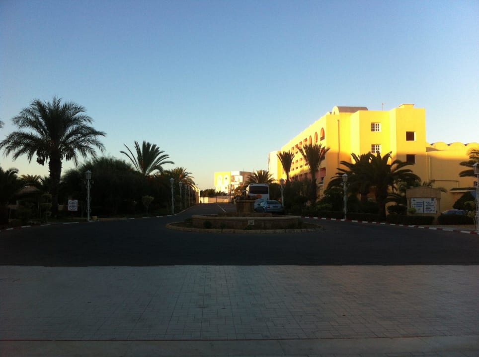 Blick vom Hoteleingang Houda Golf & Beach Club