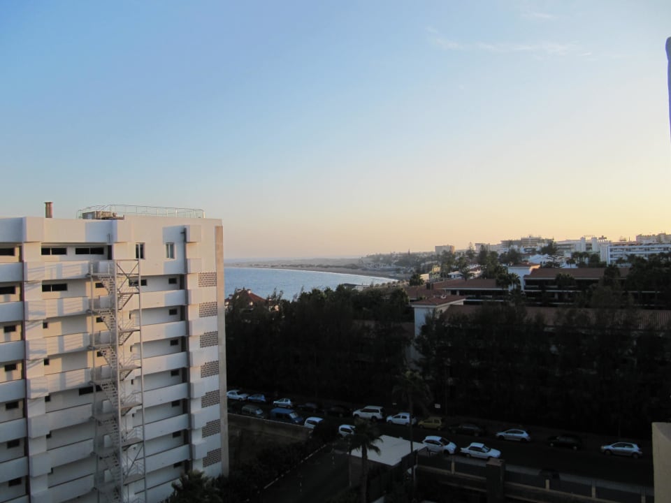 Ausblick 8. Stock Richtung Maspalomas allsun Hotel Lucana