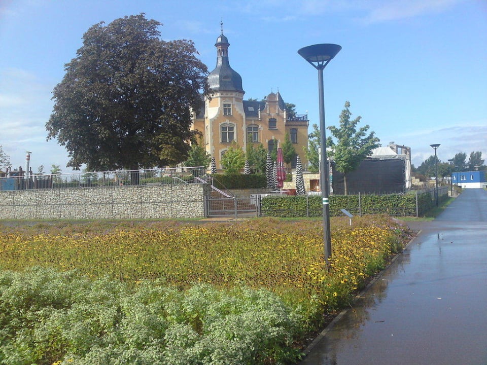 Außenansicht Apartments Villa am Bernsteinsee