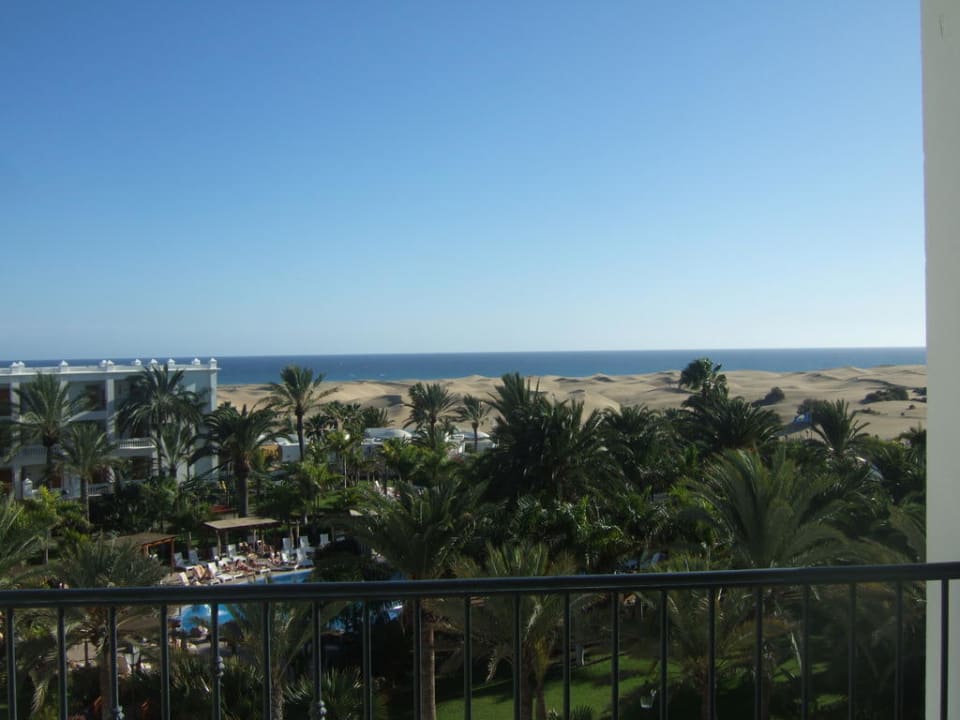 Blick von unserer Terrasse Hotel Riu Palace Maspalomas Adults Only