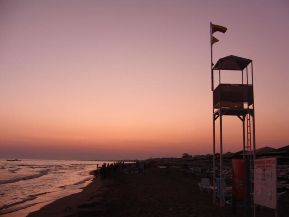Sonnenuntergang Hotel Miramare Beach