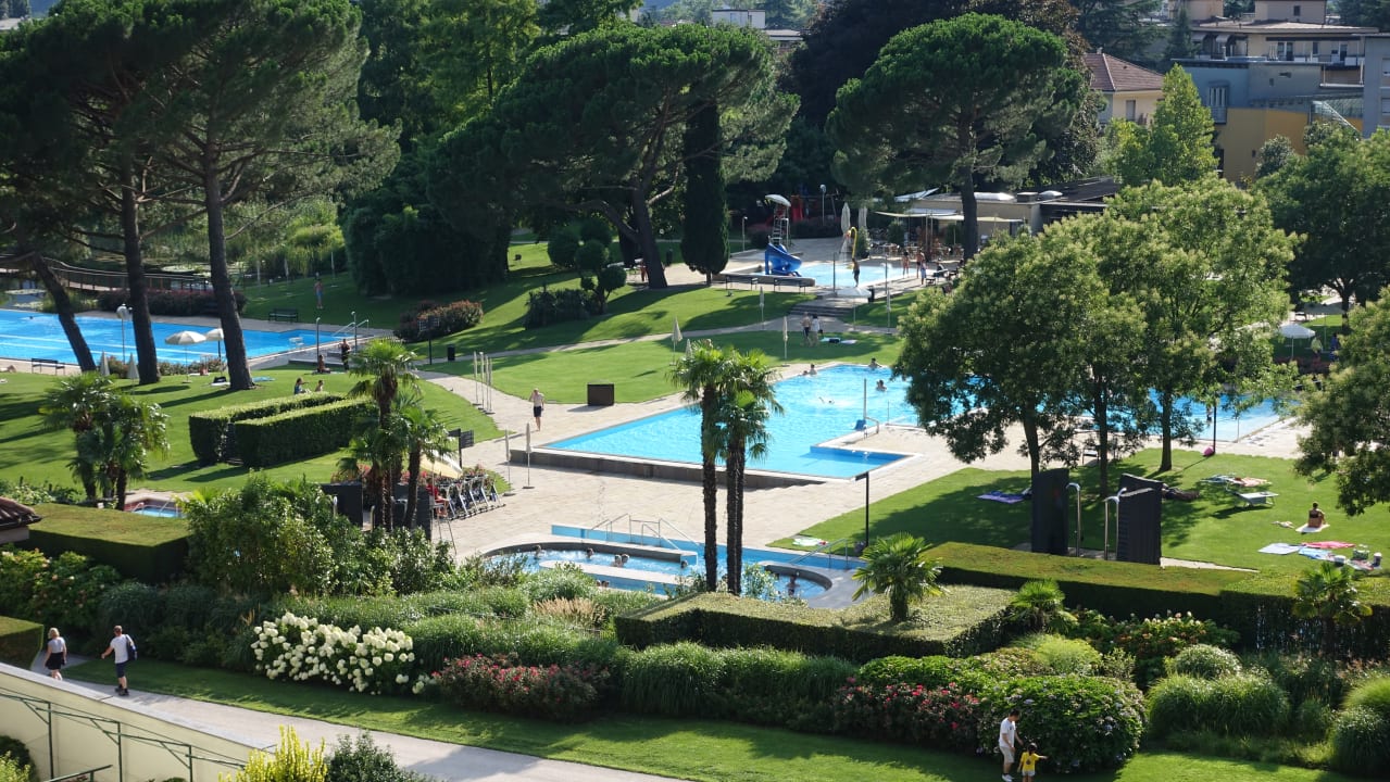 "Ausblick von der Suite in..." Hotel Therme Meran (Merano / Meran