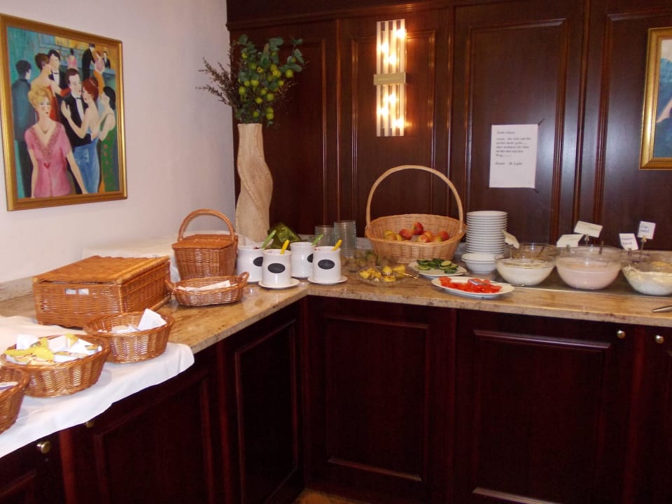 Teil vom Frühstücksbüffet Hotel Waldidyll