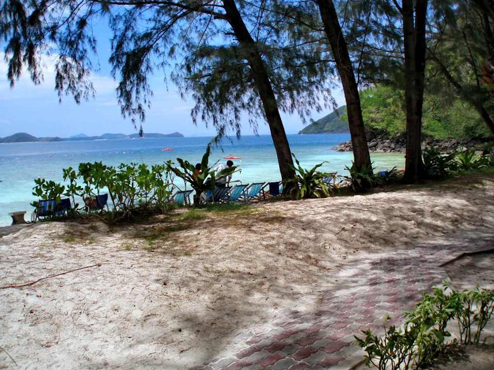 Weg zum Strand Hotel Coral Island Resort