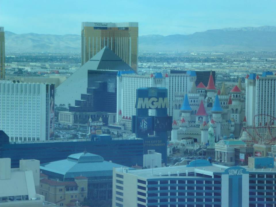 Ausblick in Richtung Strip Hotel Elara - a Hilton Grand Vacations Hotel Center Strip