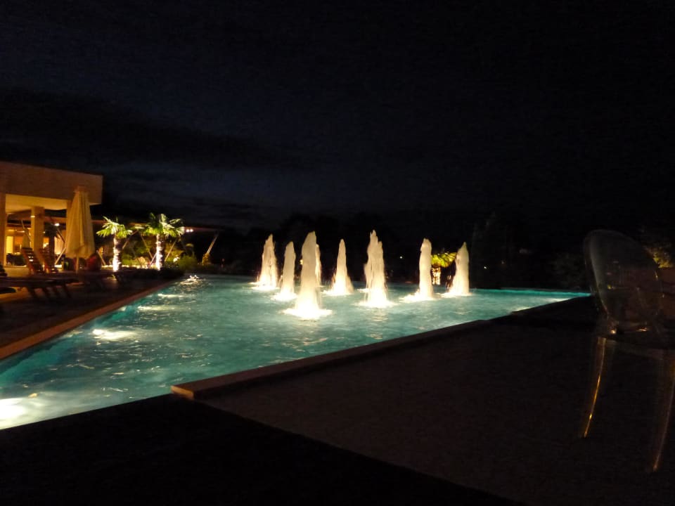 Blick auf die Anlage von der Terrasse alltoura Club Hotel Poseidon Palace