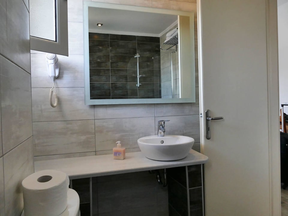 Badezimmer CORFU PELAGOS HOTEL