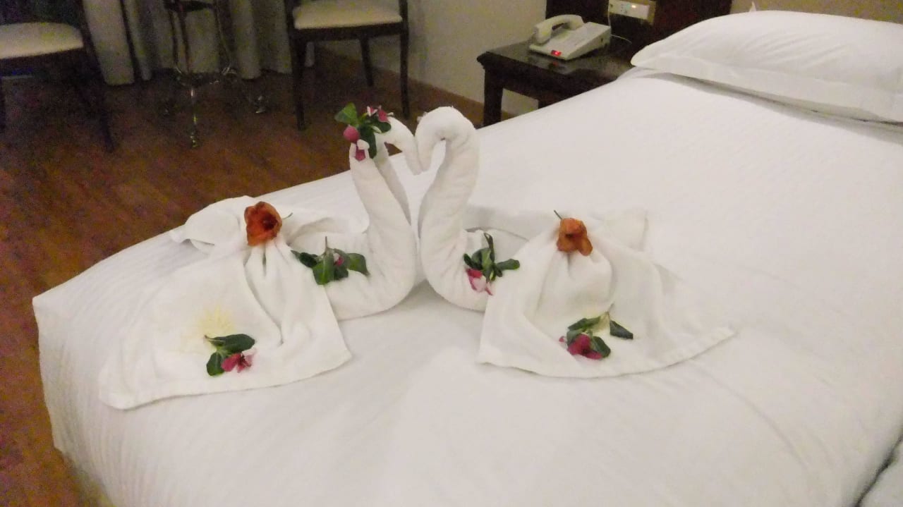 Beim Eintritt ins Zimmer Atrium Palace Thalasso Spa Resort & Villas