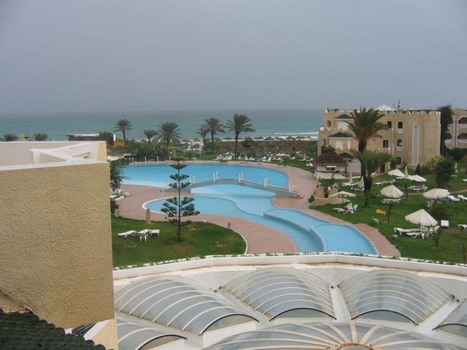 Blick auf die Ánlage Mahdia Beach & Aquapark