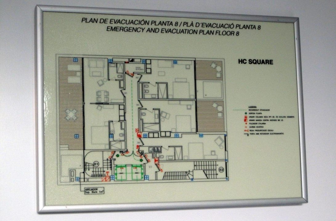 8th floor Catalonia Square Hotel