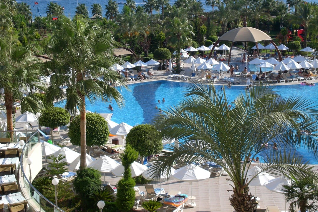 Ausblick von der Lobby Saphir Resort & Spa