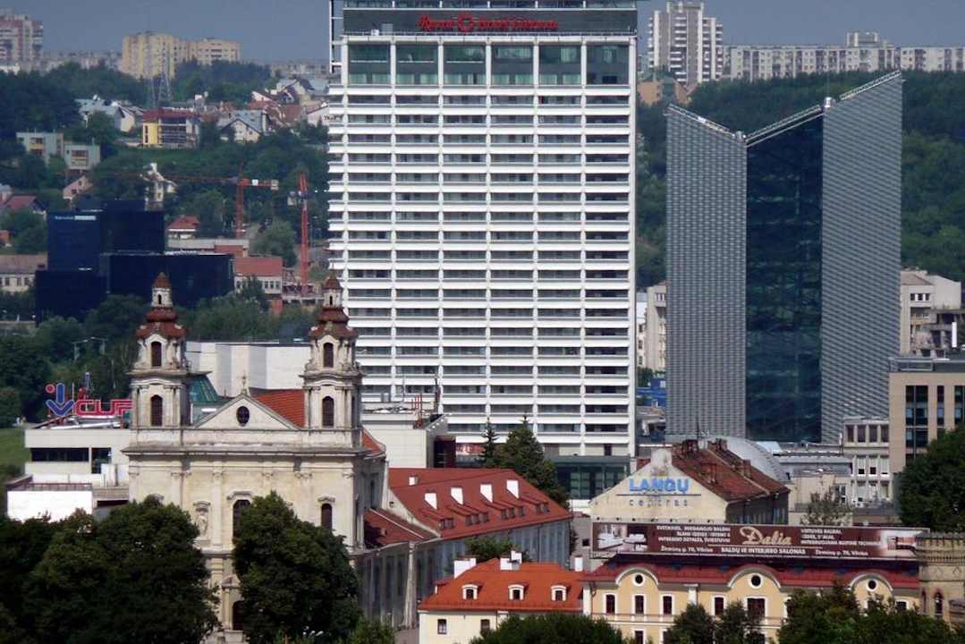 View from castle hill Hotel Radisson Blu Lietuva