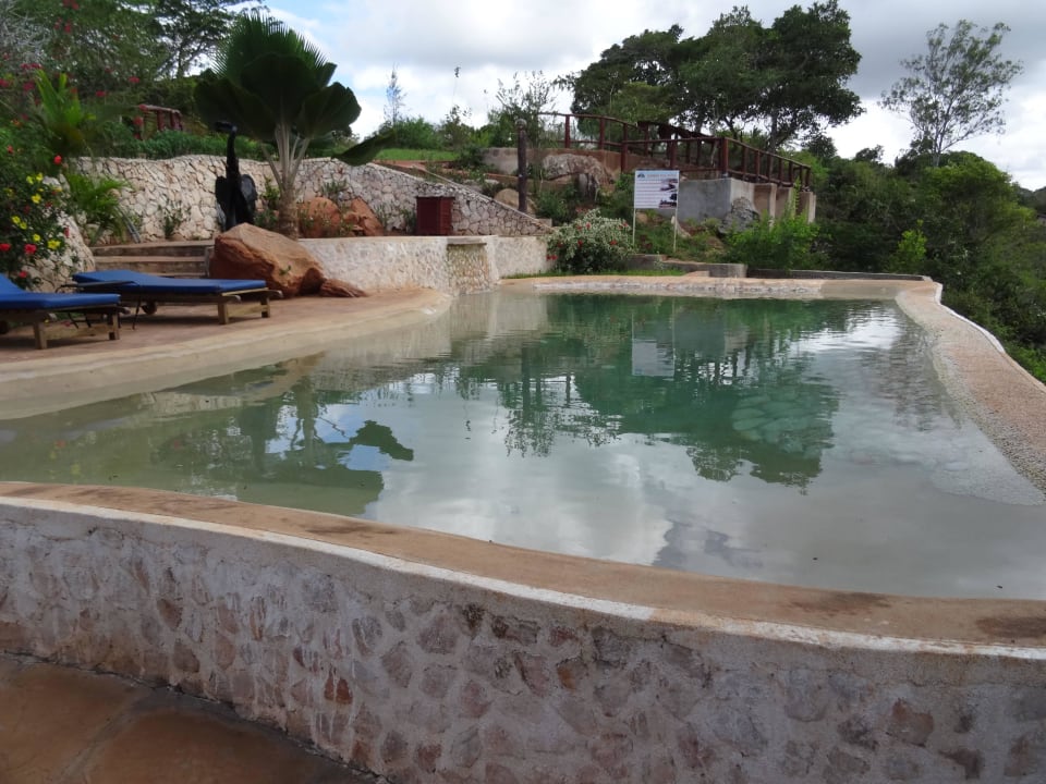 Pool direkt am Abgrund Shimba Hills Green Safari Lodge