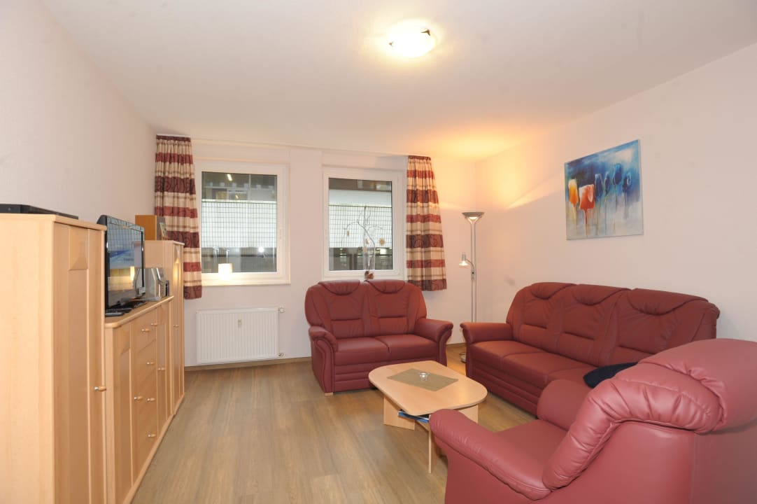 Wohnzimmer Betreuer Ferienwohnung Stäwog Am Alten Hafen 73