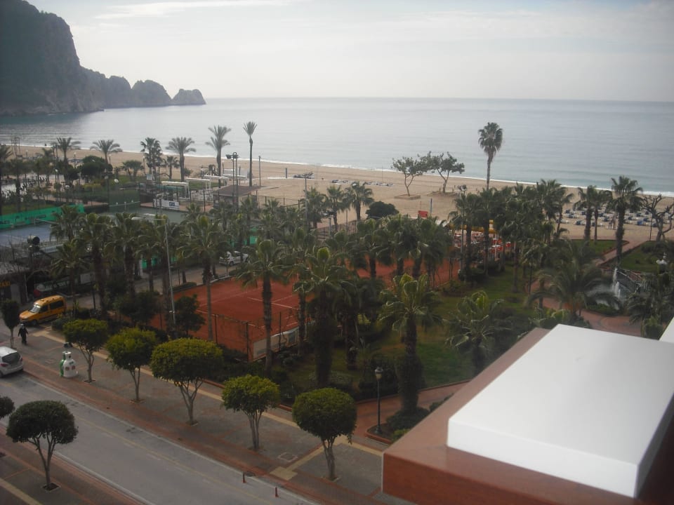 Blick vom Speisesaal Gardenia Hotel