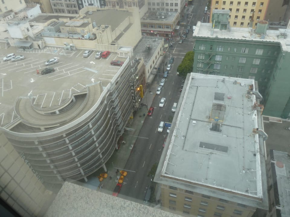 Blick aus dem Schlafzimmer der Junior suite Hotel Nikko San Francisco
