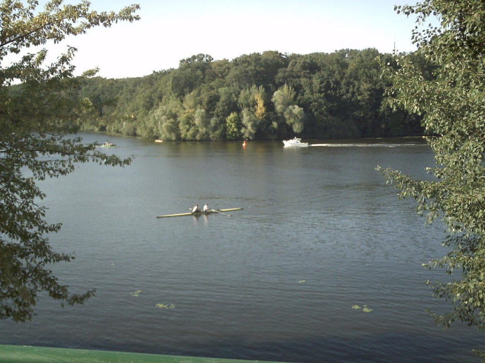 Blick vom Balkon Zimmer 207 Seminaris Avendi Hotel Potsdam