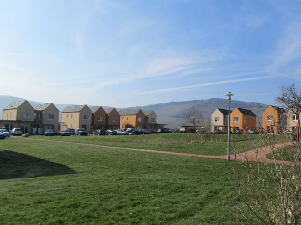Blick auf die Ferienhäuser Eurostrand Resort Moseltal