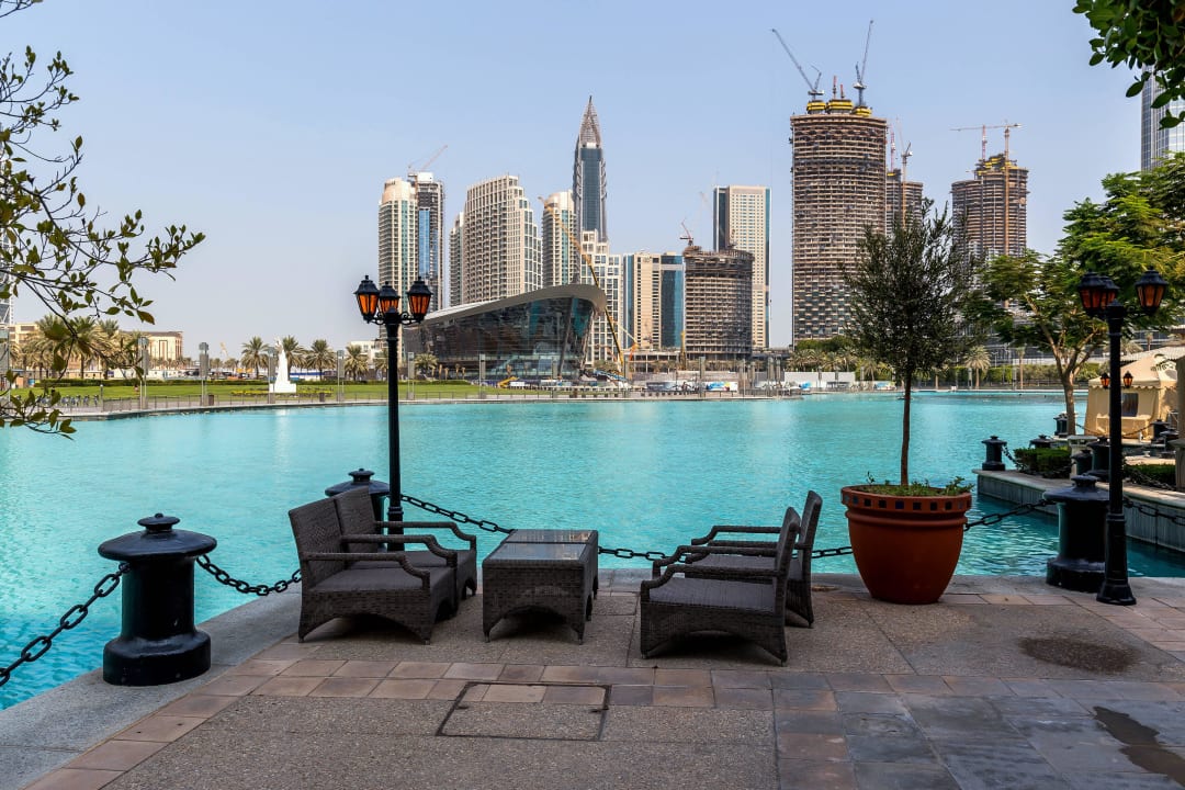 Blick vom Hotelgelände Palace Downtown