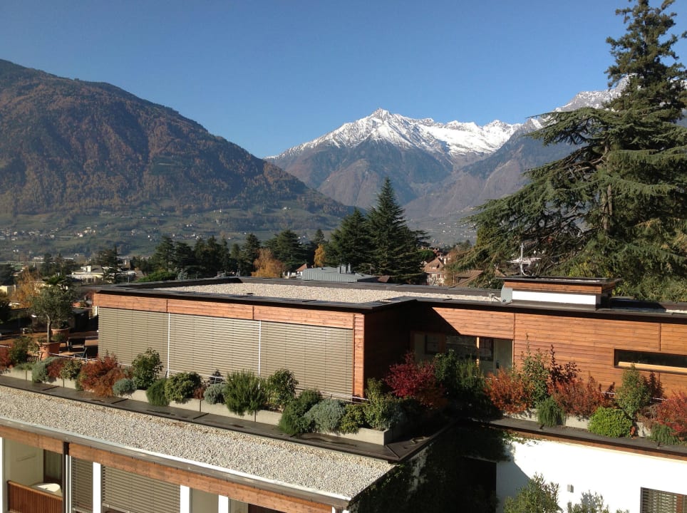 Blick in die Berge Hotel Ansitz Plantiz