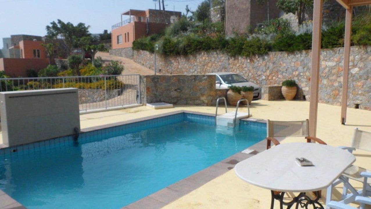 Terrasse und Pool Villa Taygeta Hotel Pleiades Villas