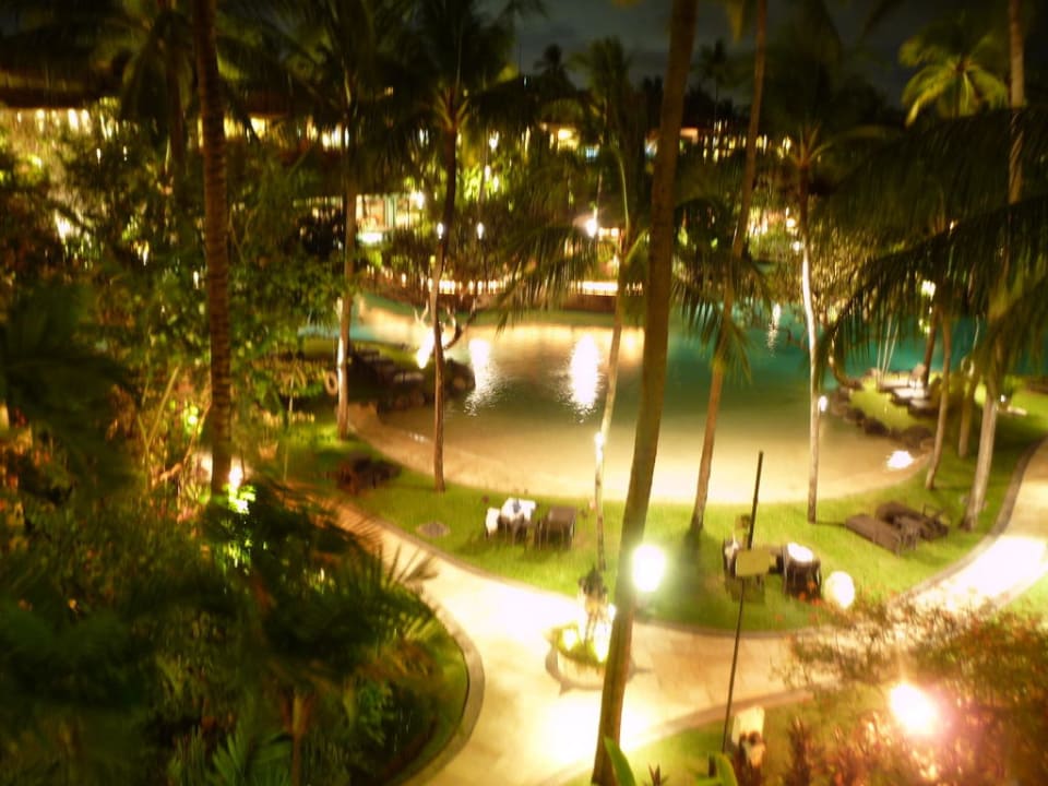 Ausblick von unserem Balkon bei Nacht The Laguna A Luxury Collection Resort & Spa