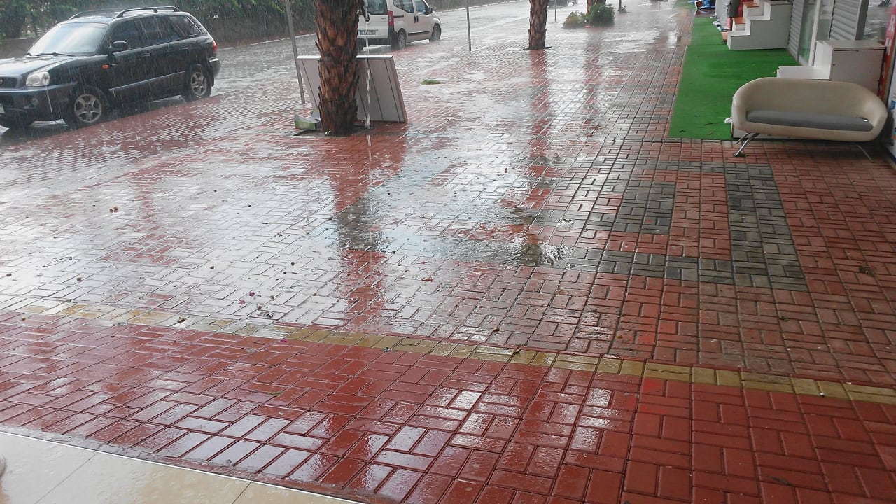 Unwetter wahr aber schnell wieder fort Opia Hotel