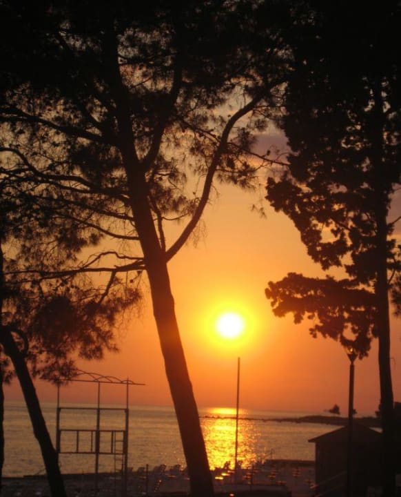 Sonnenuntergang Hotel Aurora Plava Laguna