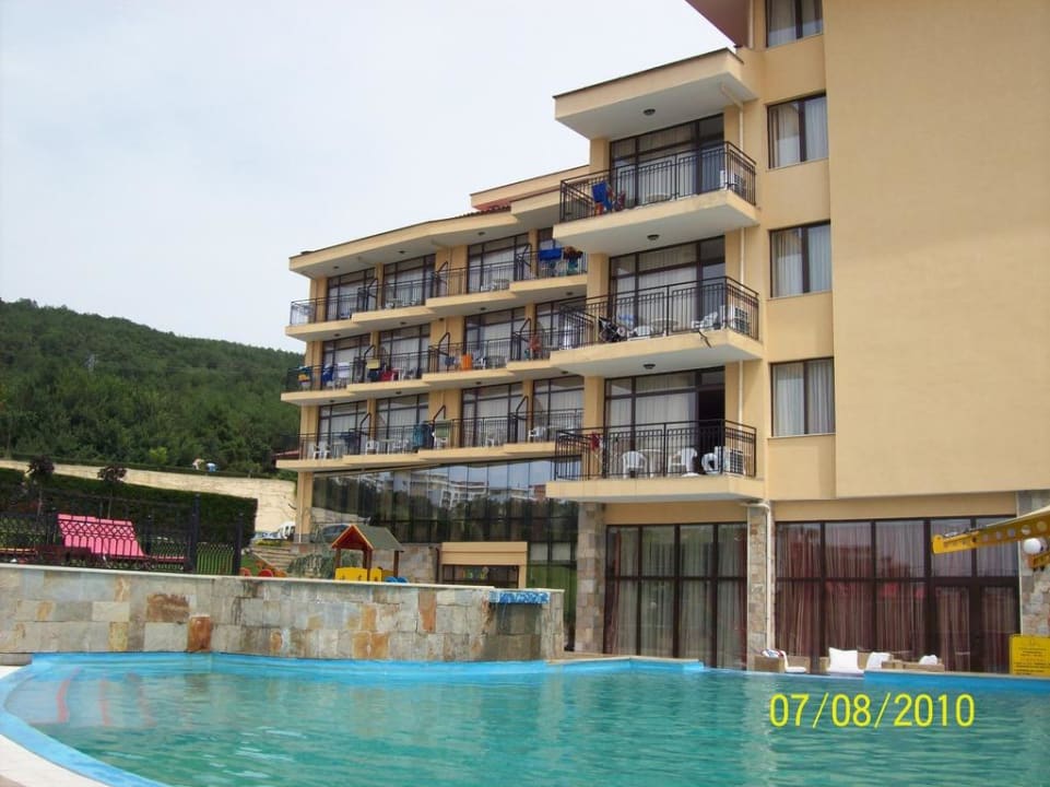 Seitenansicht vom Pool Hotel Tiva del Mar Beach
