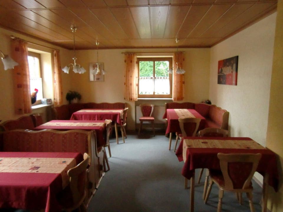 Frühstücksraum Gästehaus Rösch